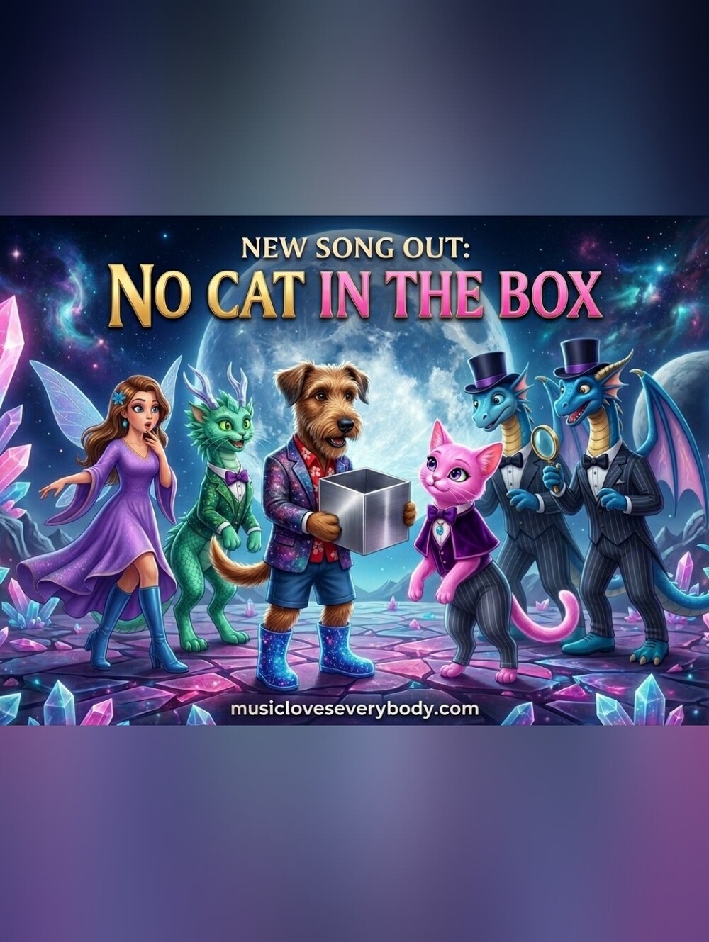 "no Cat In The Box" FUN NEW SONG & music Video out Friday
